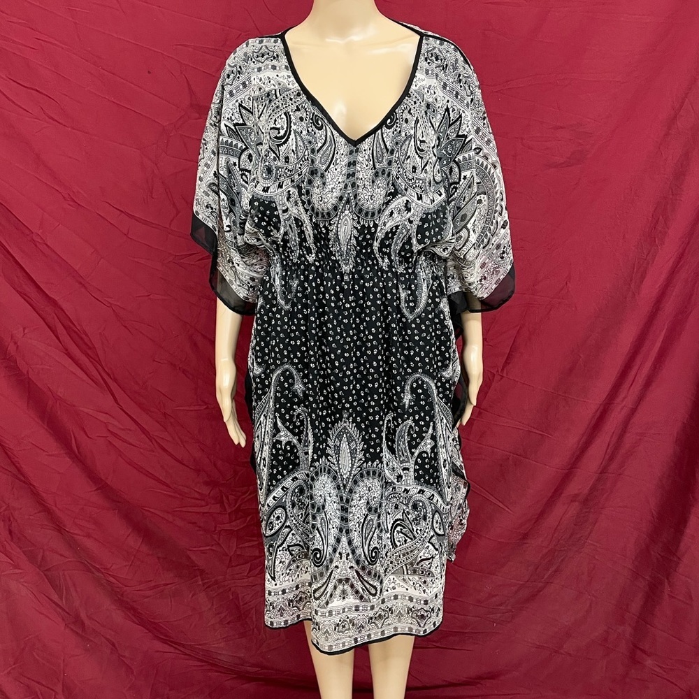 Paisley layered whisper tunic/dress size 2X